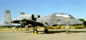 Fairchild republic A-10A Thunderbolt